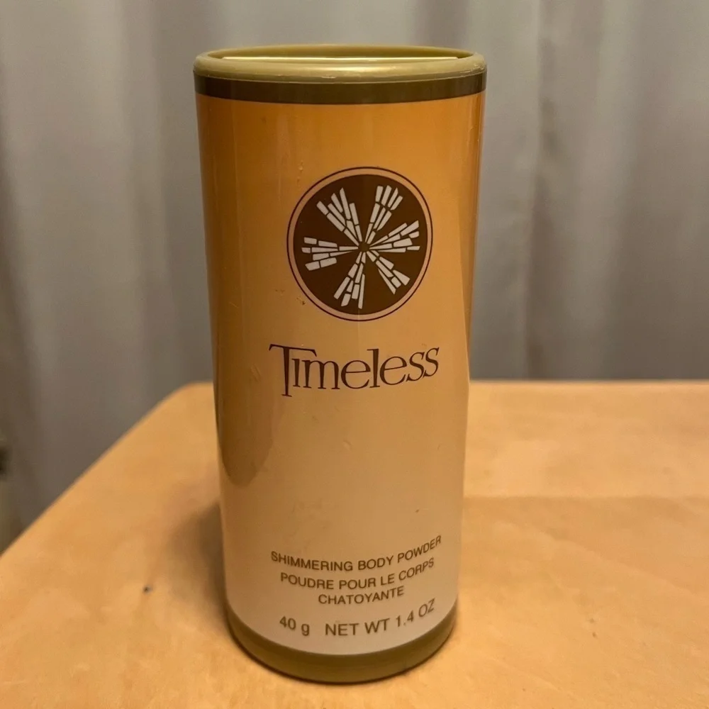 New Avon Timeless Talc Shimmering Body Powder